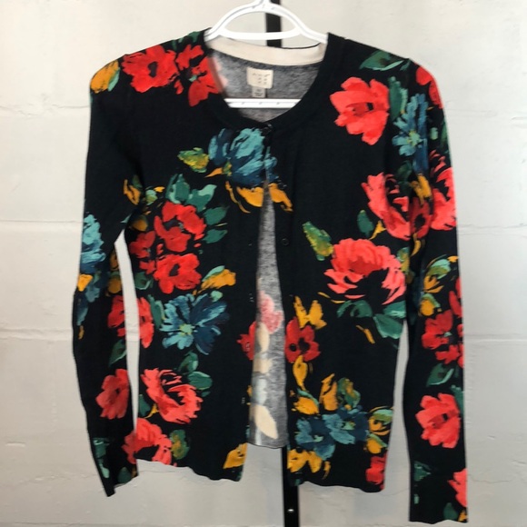 A New Day Floral Cardigan Size Xs 